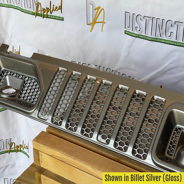 Cowl Wiper Panel Billet Silver OEM Color and Gloss Finish