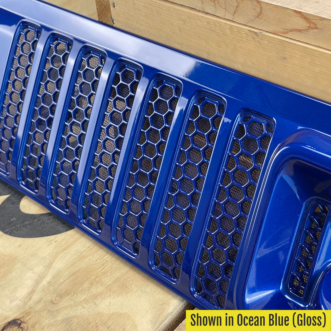 Cowl Wiper Panel Ocean Blue Metallic OEM Color Gloss Finish