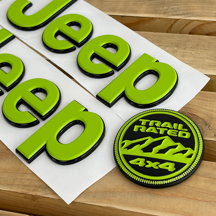 Gecko OEM Colored Nameplate and Trail Rated Badge