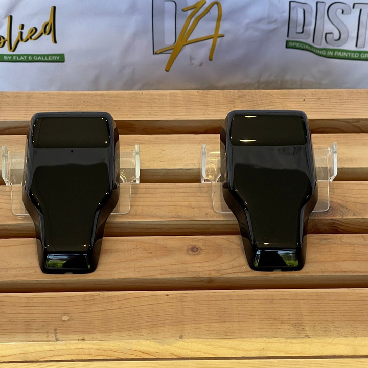 JL Wrangler Hard Top Rear Window Hinge Cover OEM Painted Black Gloss Finish