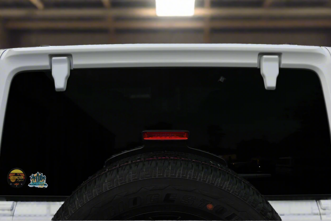 Rear Window Hinge Covers Bright White
