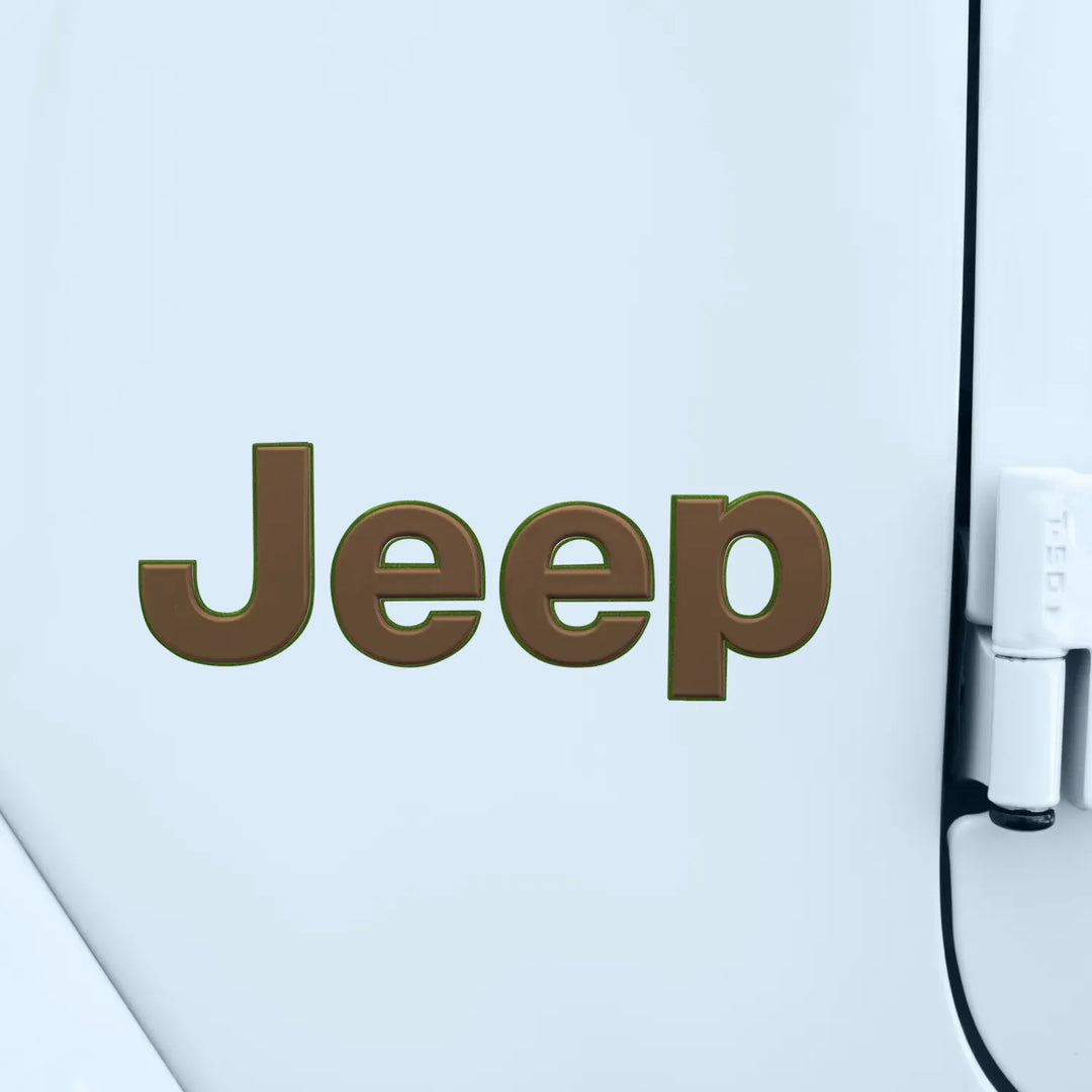 Painted "JEEP" Nameplate Emblems JL/JT/JK (all models)