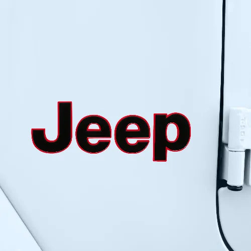 Painted "JEEP" Nameplate Emblems JL/JT/JK (all models)