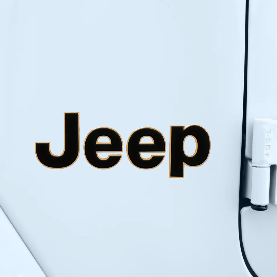 Painted "JEEP" Nameplate Emblems JL/JT/JK (all models)