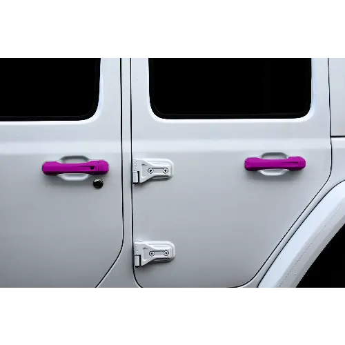 4-Door JL Keyless Entry Custom Painted Door Handles (5 Handles, Buttons)