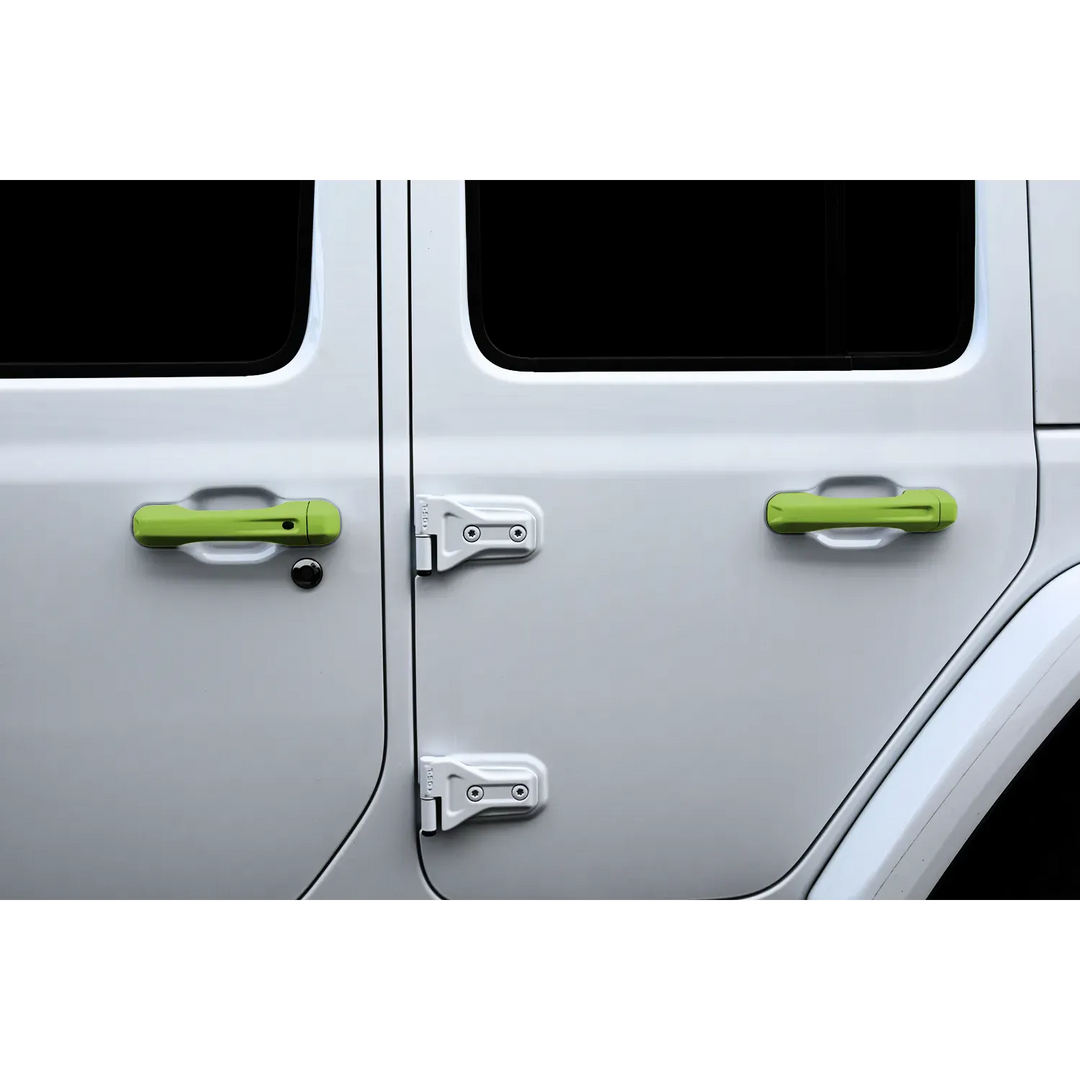 4-Door JL Keyless Entry Custom Painted Door Handles (5 Handles, Buttons)