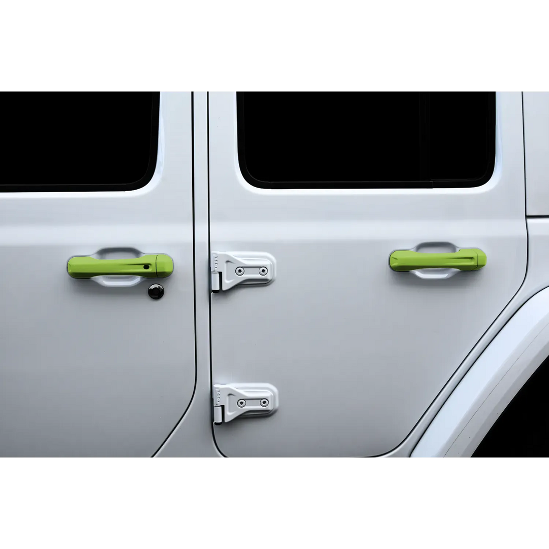4-Door JL Keyless Entry Custom Painted Door Handles (5 Handles, Buttons)
