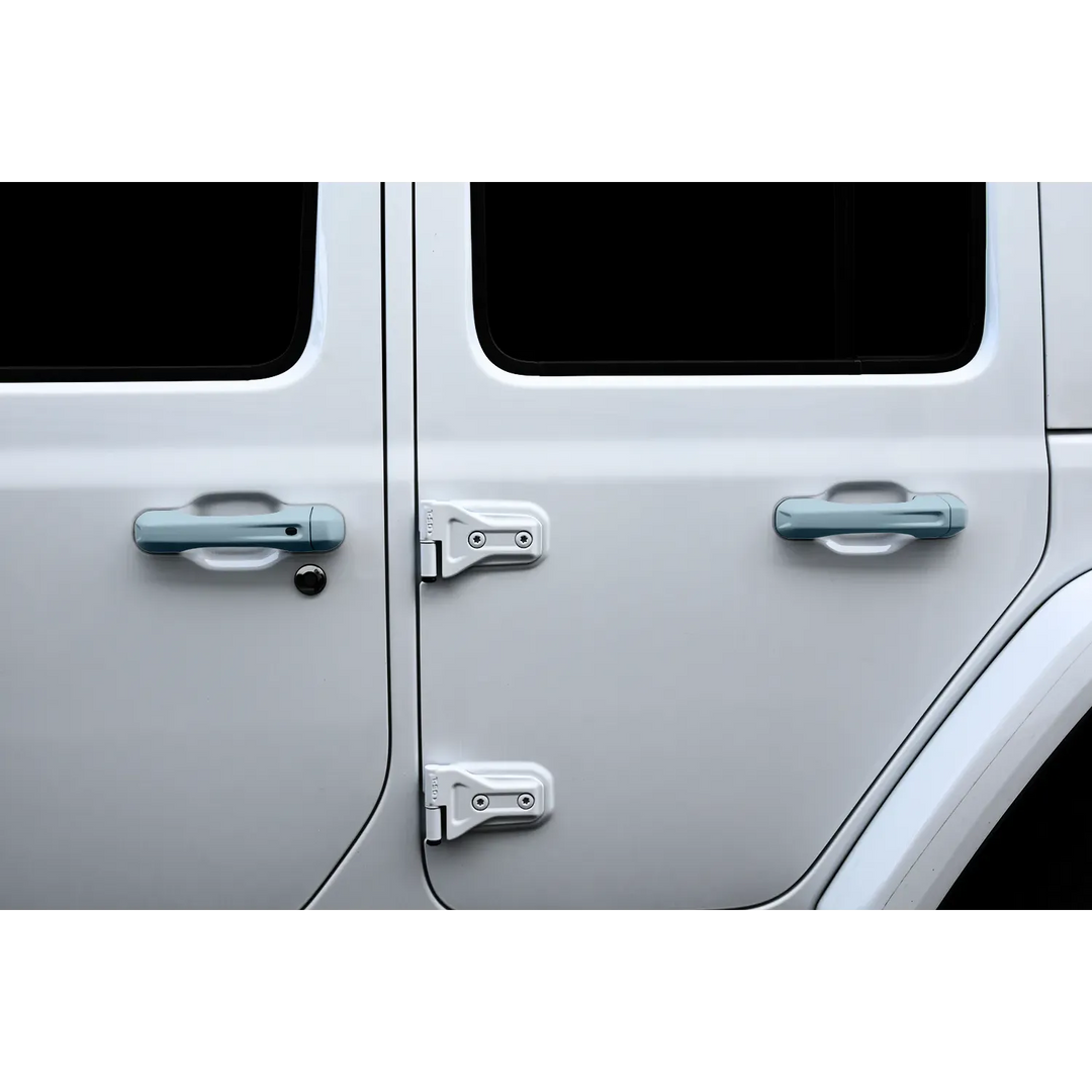 4-Door JL Keyless Entry Custom Painted Door Handles (5 Handles, Buttons)