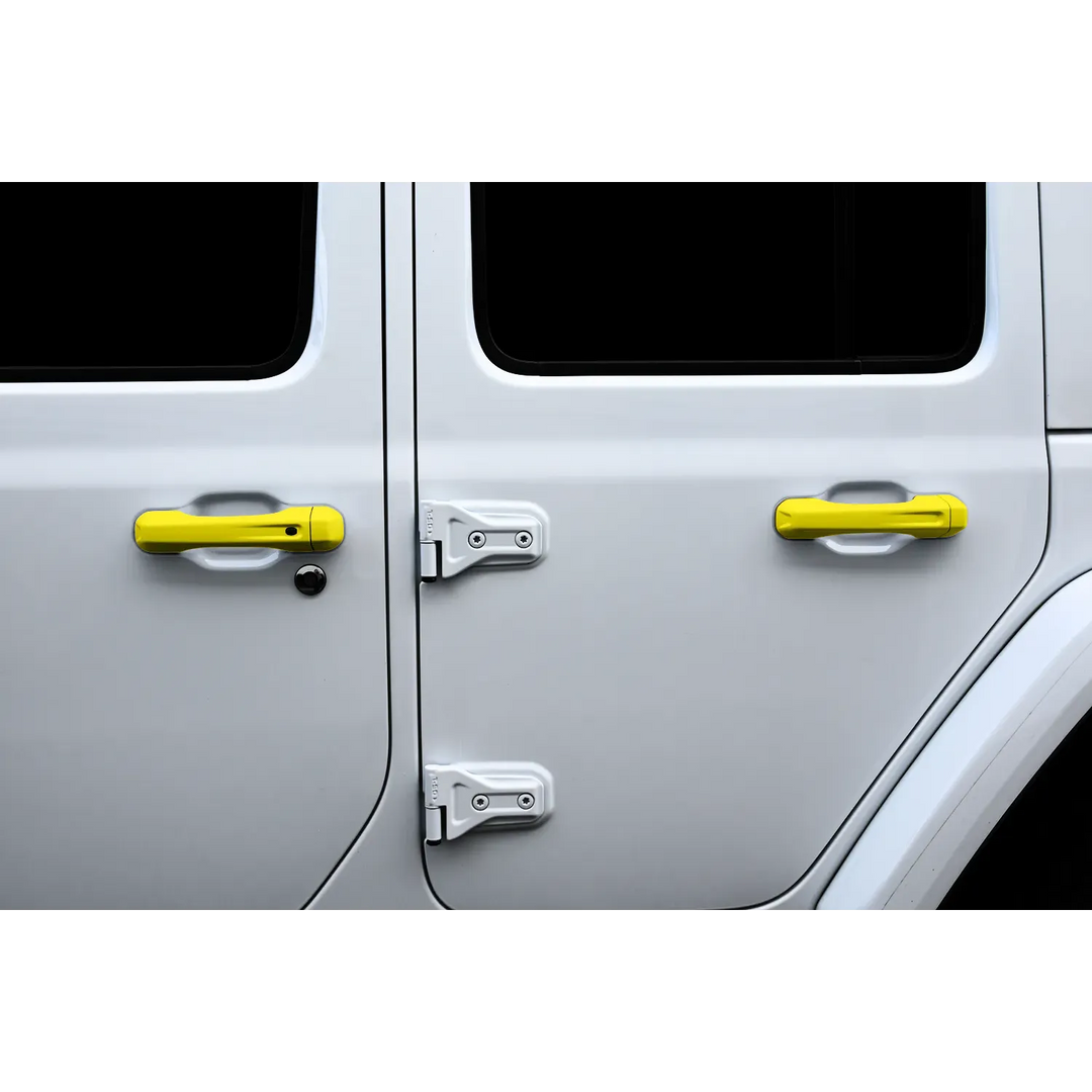 4-Door JL Keyless Entry Custom Painted Door Handles (5 Handles, Buttons)