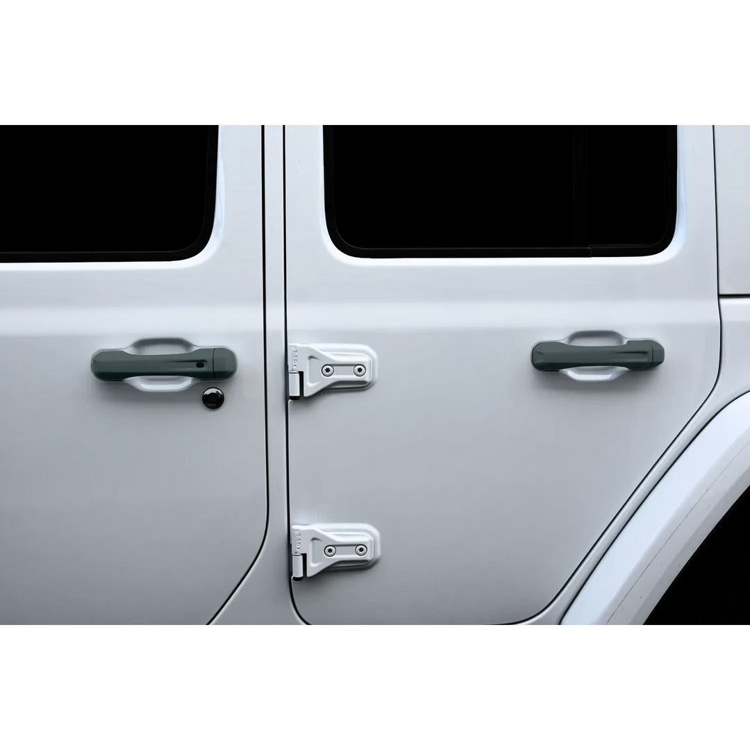 4-Door JL Keyless Entry Custom Painted Door Handles (5 Handles, Buttons)