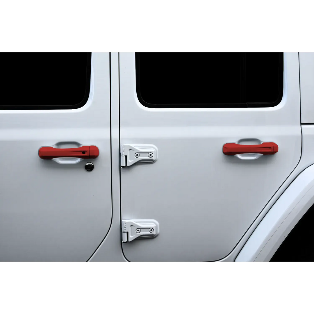 4-Door JL Keyless Entry Custom Painted Door Handles (5 Handles, Buttons)