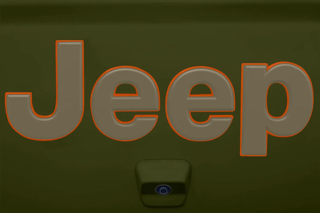 Tailgate Gladiator JT "JEEP" Emblem (2020-2025)