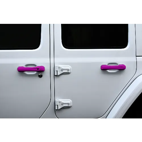 2-Door JL Custom Painted Keyless Entry Door Handles (Set of 3, Buttons)