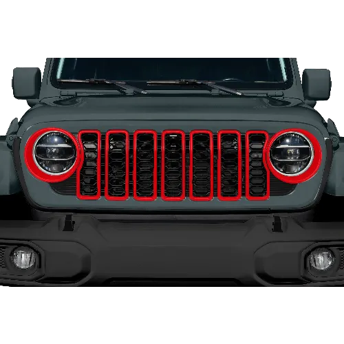 Aftermarket Stick-on Slot Grille Trim (single) Painted