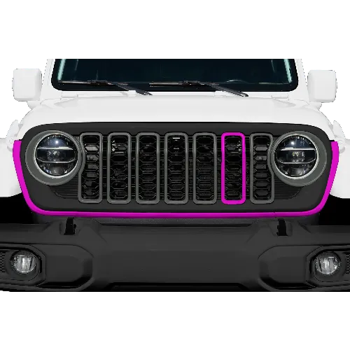 Aftermarket Stick-on Slot Grille Trim (single) Painted