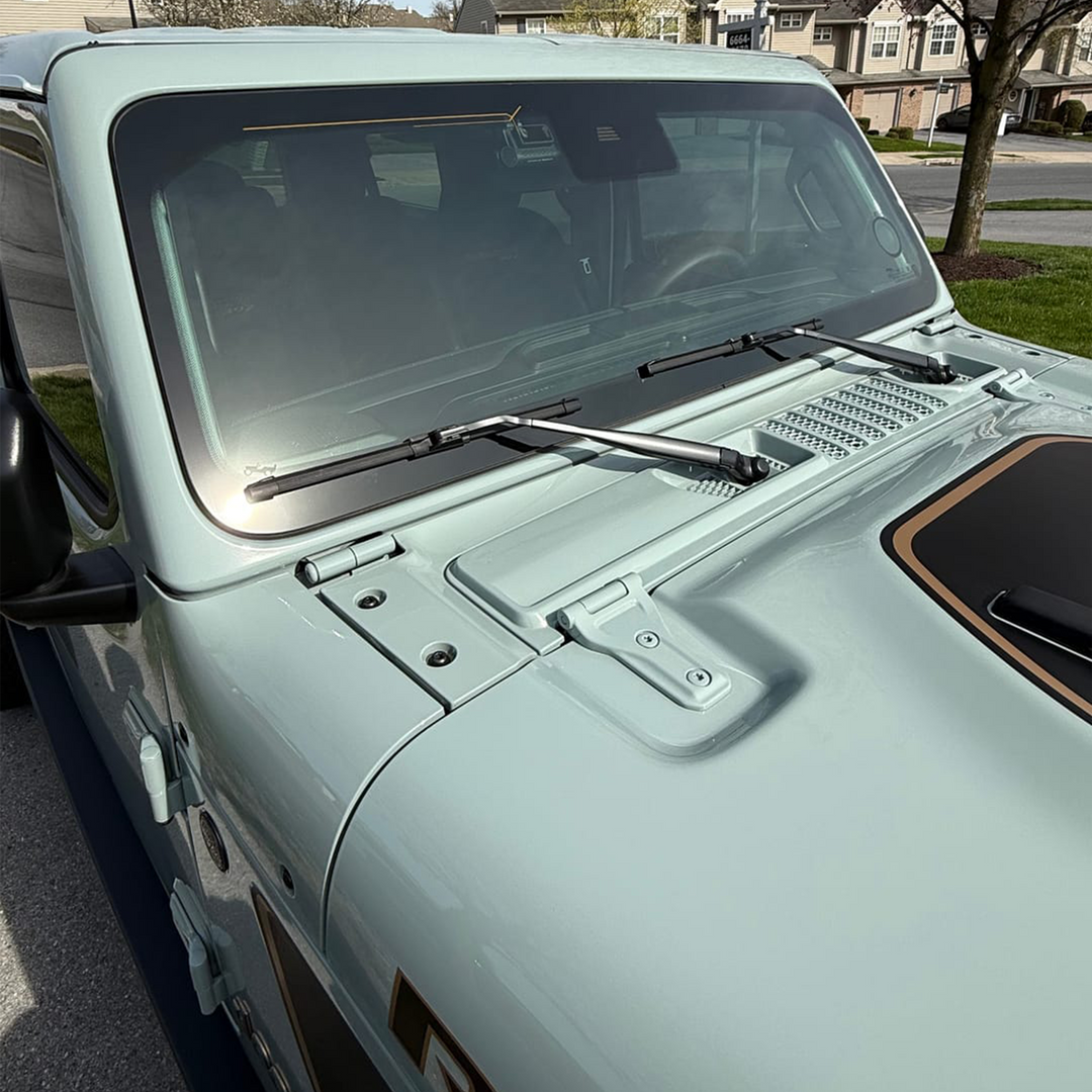 Earl Gray OEM painted Wrangler JL cowl wiper panel