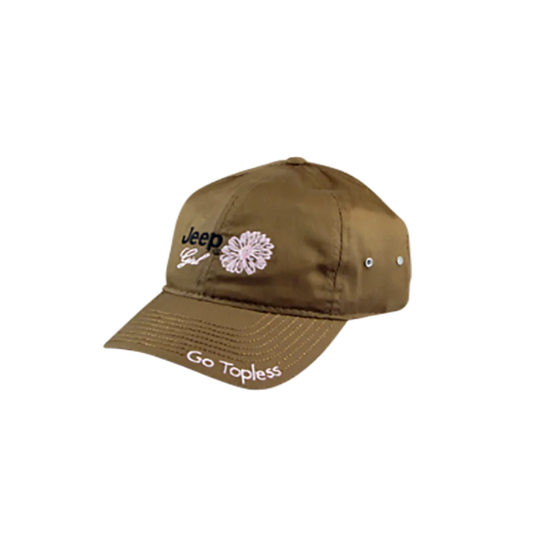 Licensed Jeep Girl Go Topless Hat  Front JGIRL