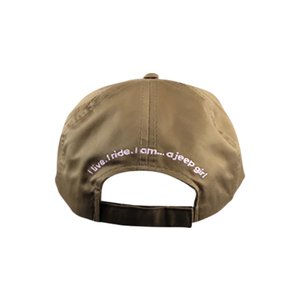 Licensed Jeep Girl Go Topless Hat  Front (JGIRL)