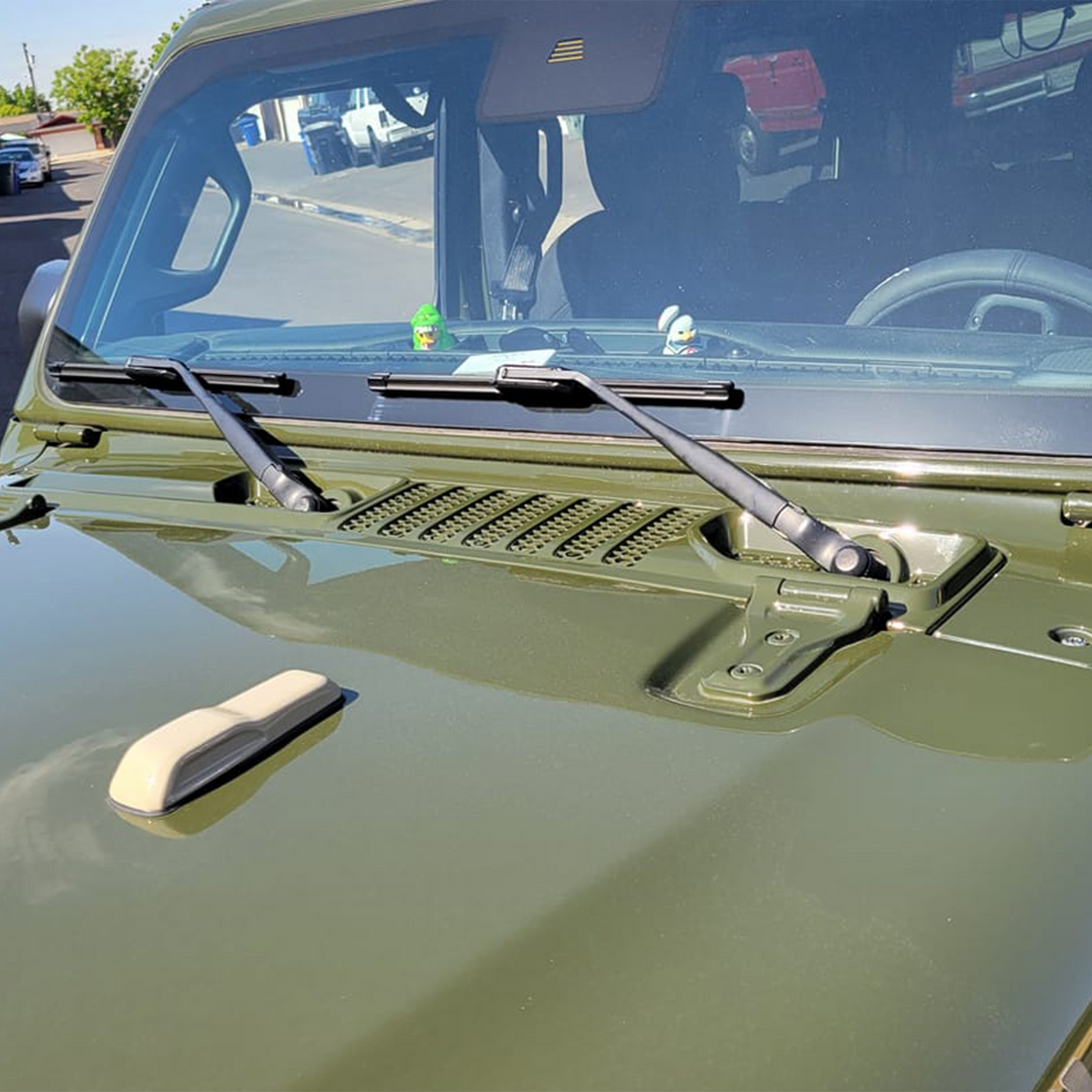 Sarge Green OEM painted cowl wiper panel