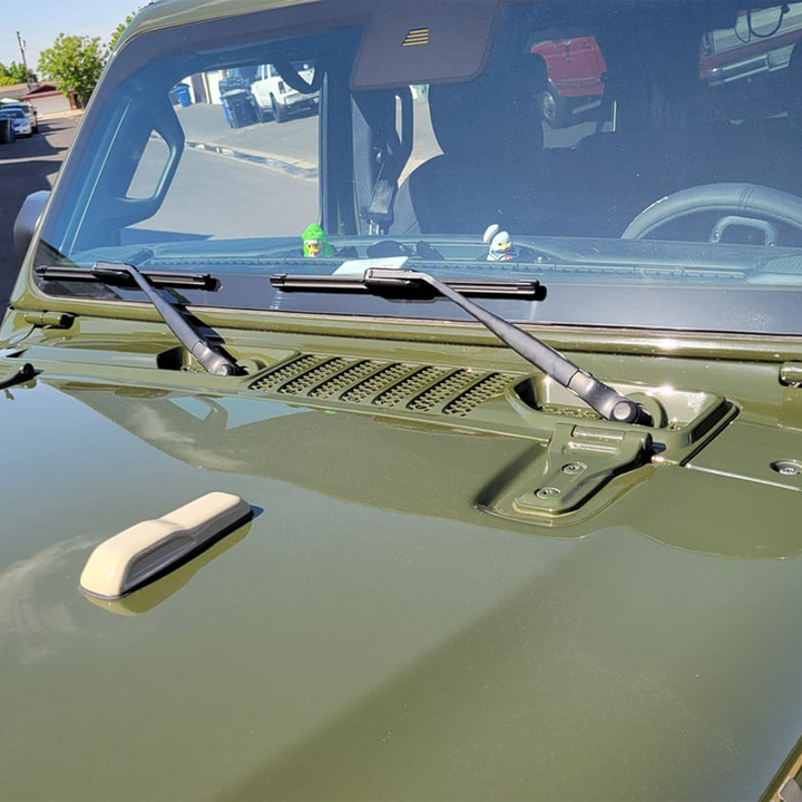 Sarge Green OEM painted cowl wiper panel