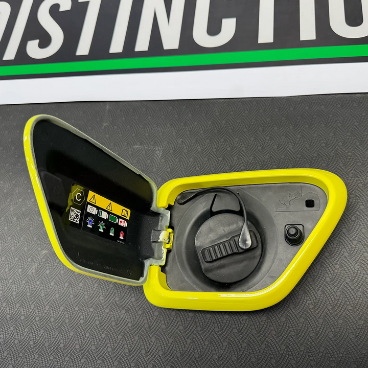 4xe Charge Door Interior View High Velocity Yellow