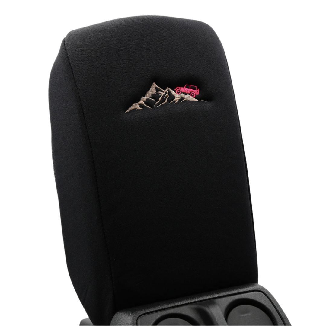 Armest console Cover Pink Jeep Mountain 