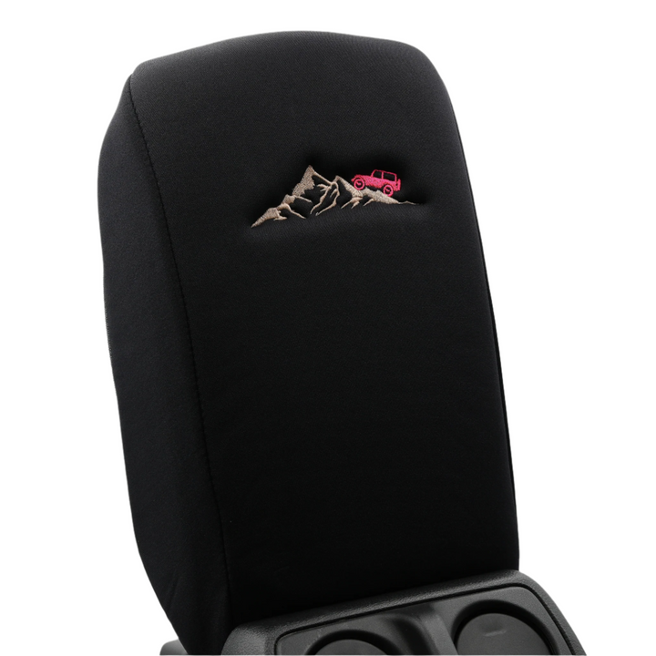 Armest console Cover Pink Jeep Mountain 