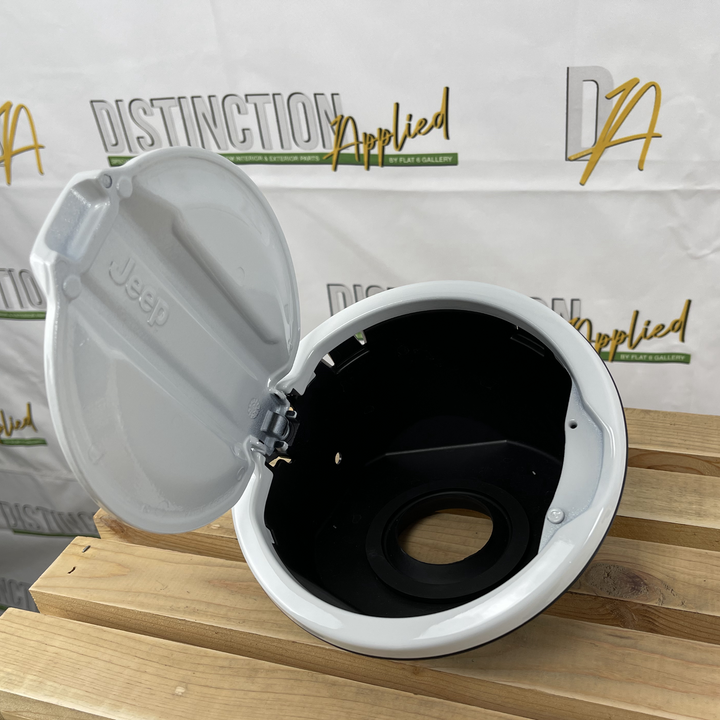 Bright White Factory Painted Mopar JL Fuel Door 