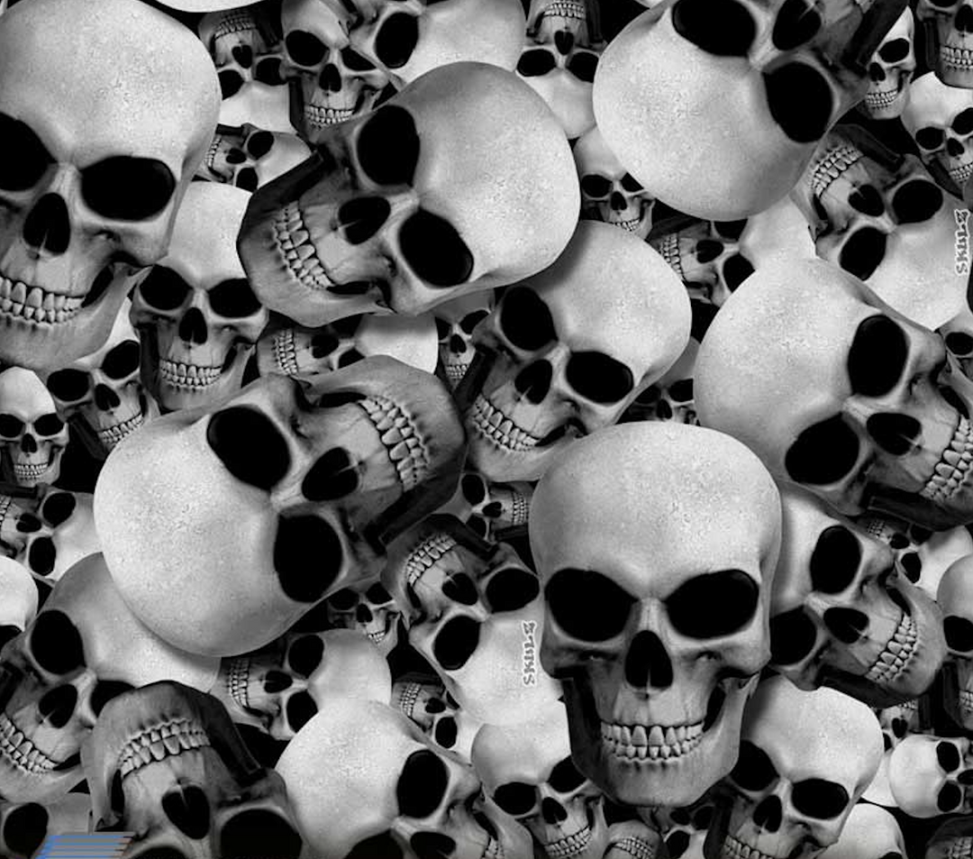 Hydrographic pattern swatch of Skullz for Distinction Applied Jeep painted products