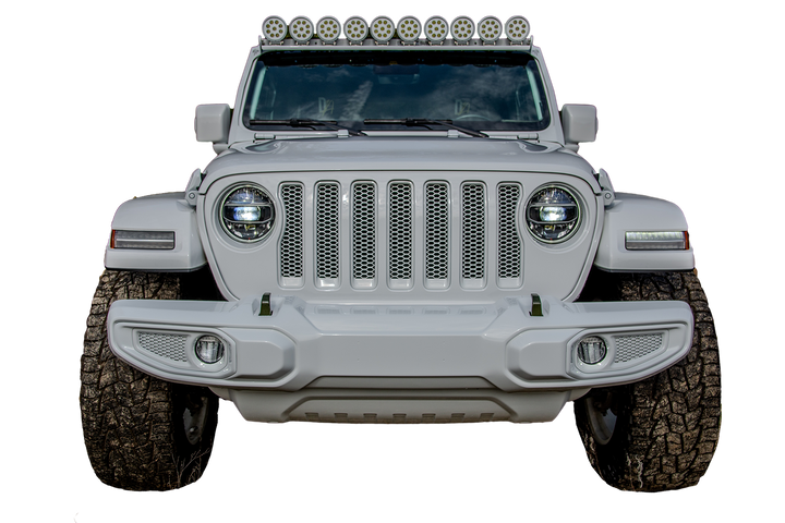 JL/JT Classic Grille Whiteout 7 slot 