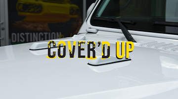 White Jeep with Cover'd Up Hero Image for Collection header