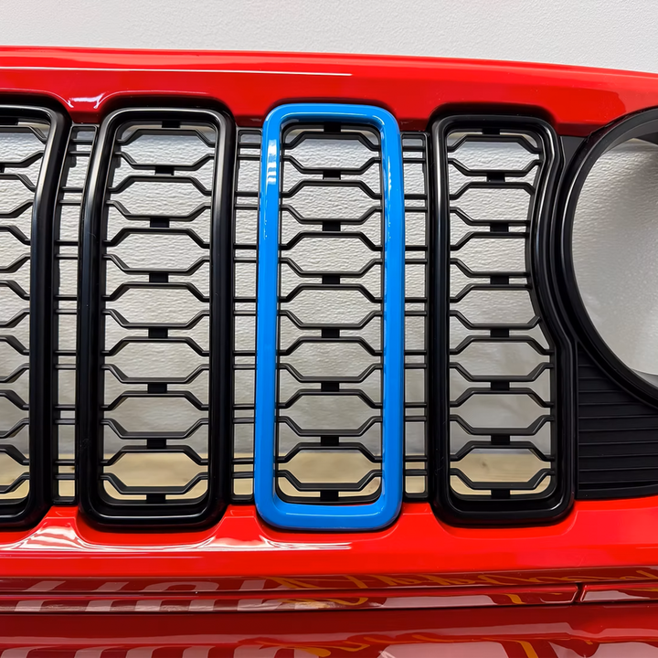 Distinction Applied Stick-on Single Trim Grille Slot Chief Blue Color 