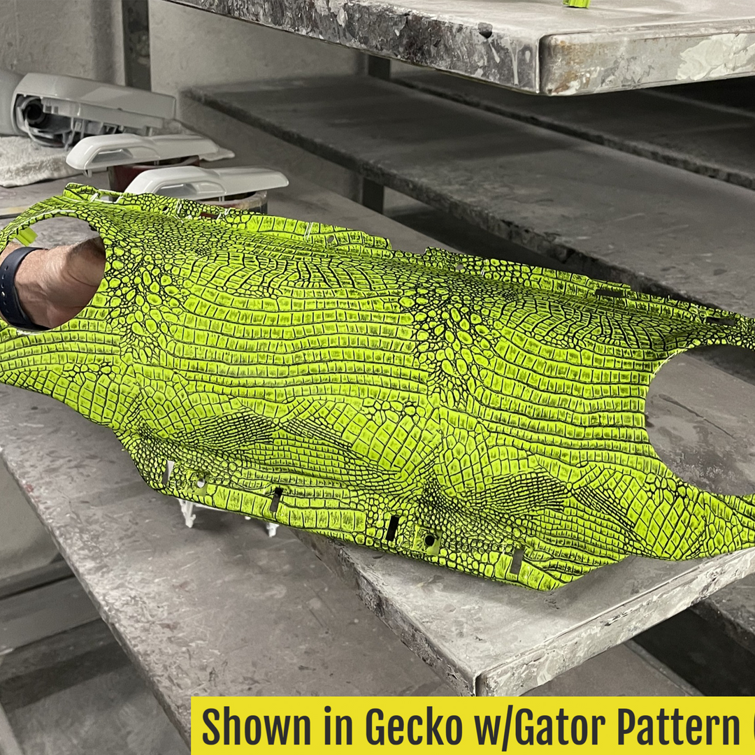 Gecko Gator Pattern Dash Panel 