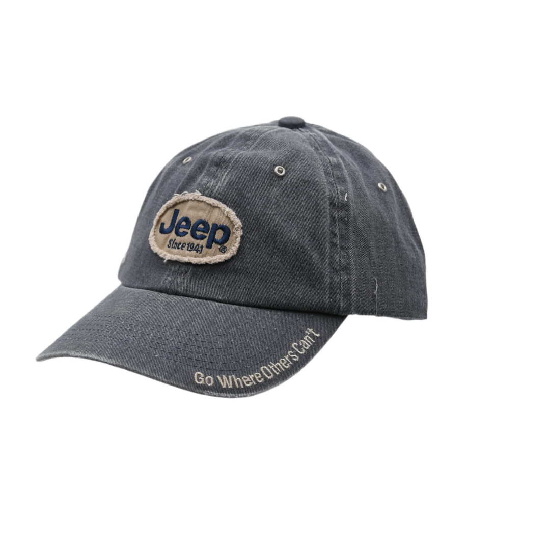 Go Where Others Can't Distressed Denim with Jeep Logo