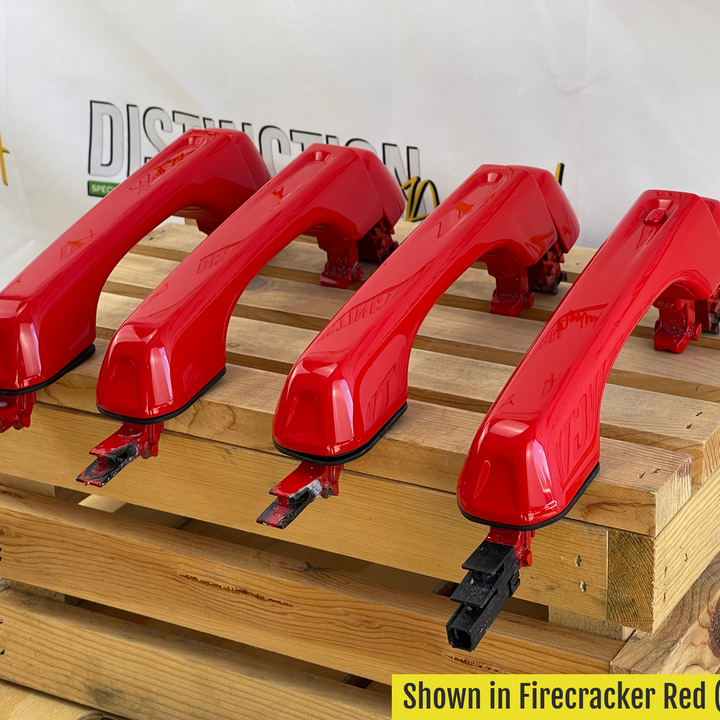 JT Standard Entry Door Handles Firecracker Red Gloss Finish
