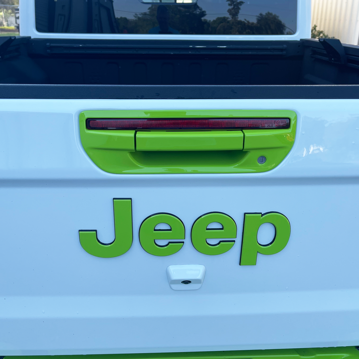 JT Tailgate Handle Custom Painted Gecko Gloss Finish