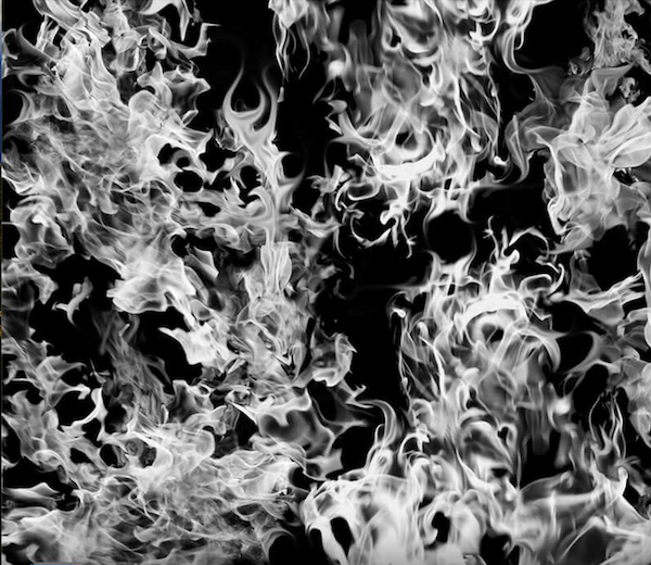 Hydrographic pattern swatch of Naughty Fire for Distinction Applied Jeep painted products