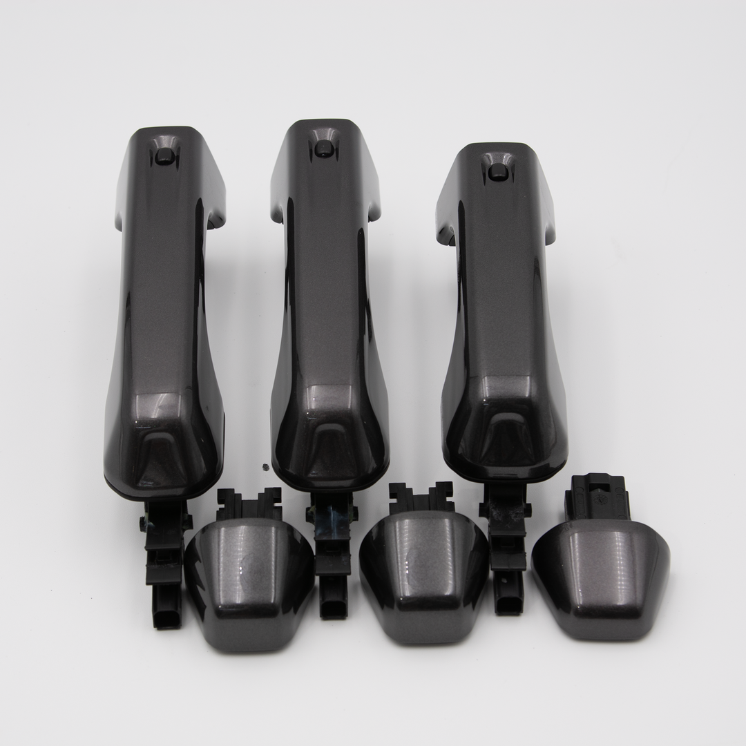Mopar finished 2-door JL keyless entry 3 handles with buttons in black 