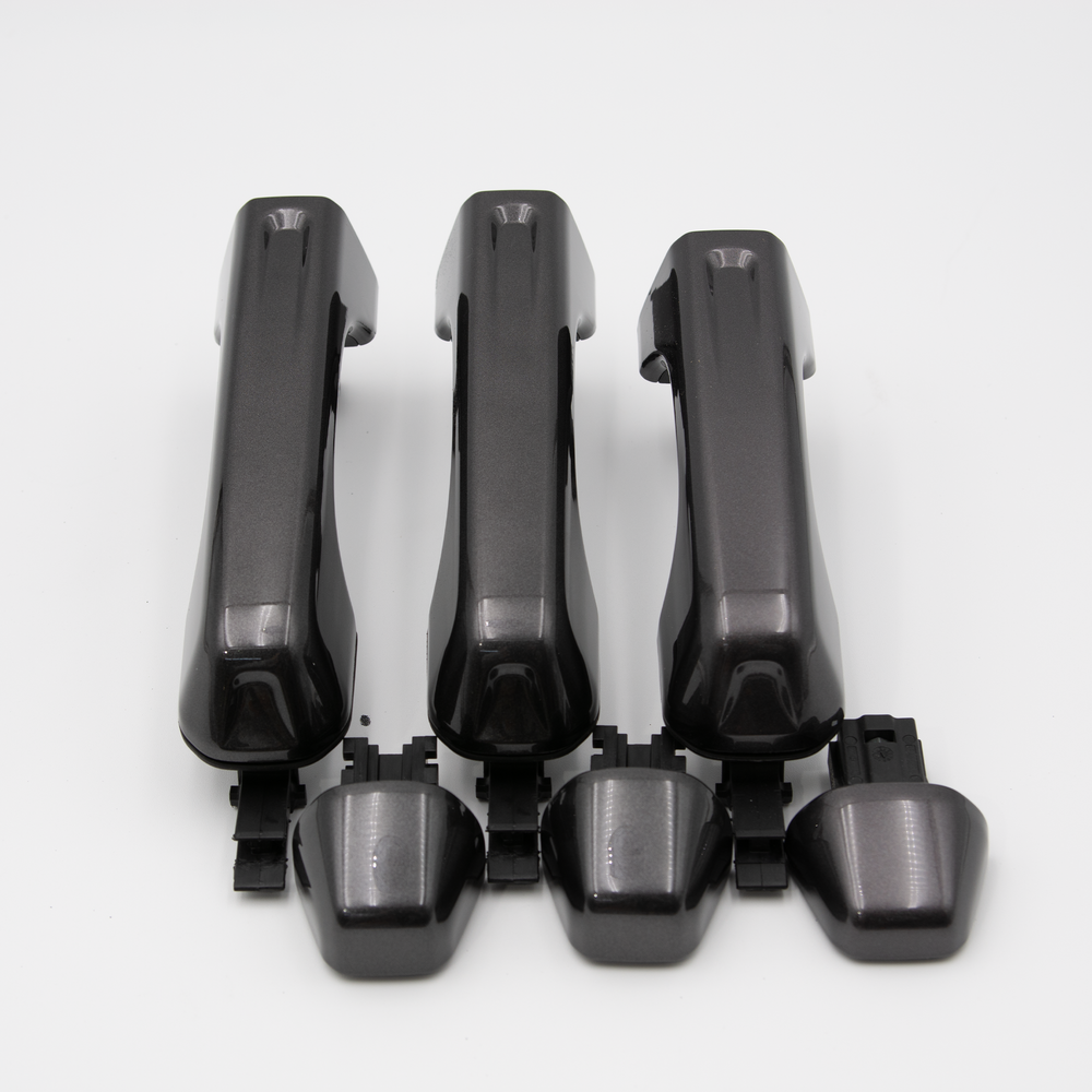 2-door standard entry door handles in Black prefinished by Mopar JL 3 handles no buttons