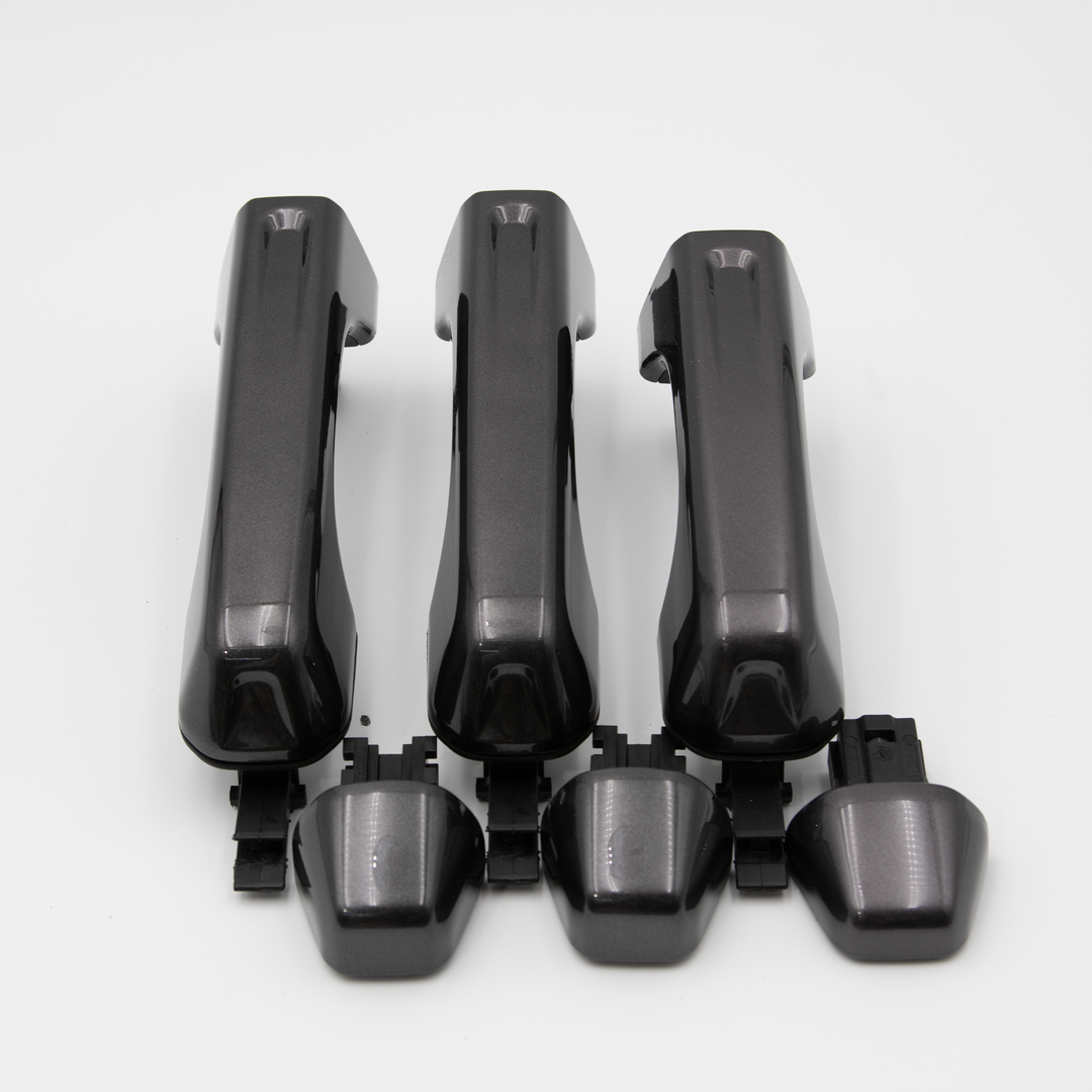2-door standard entry door handles in Black prefinished by Mopar JL 3 handles no buttons