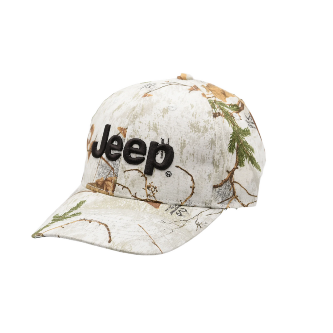 REALTREE camo baseball cap embroidered Jeep Logo black 