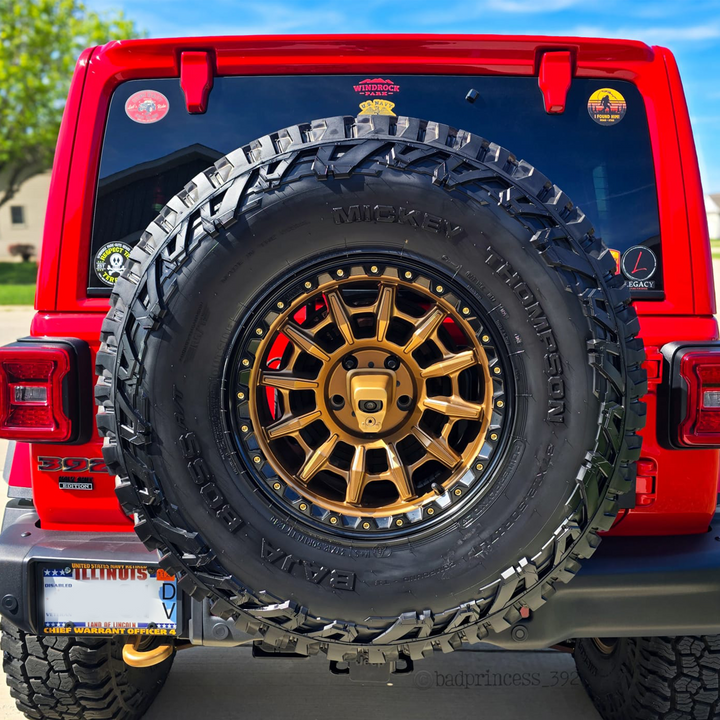 Spare Tire JL Back-up Housing 392 Gold