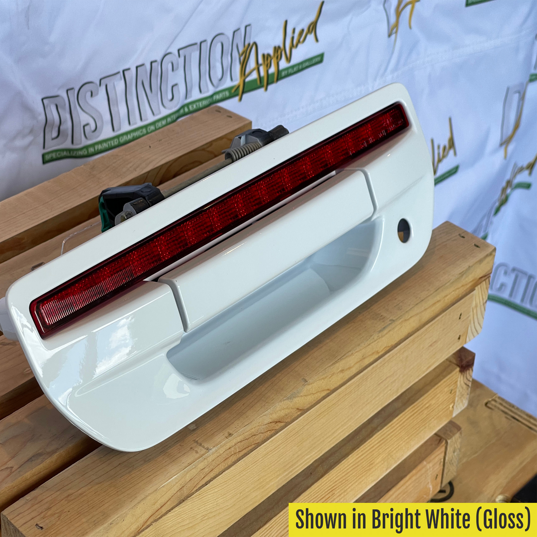 JT Tailgate Handle Prefinished  Bright White Gloss