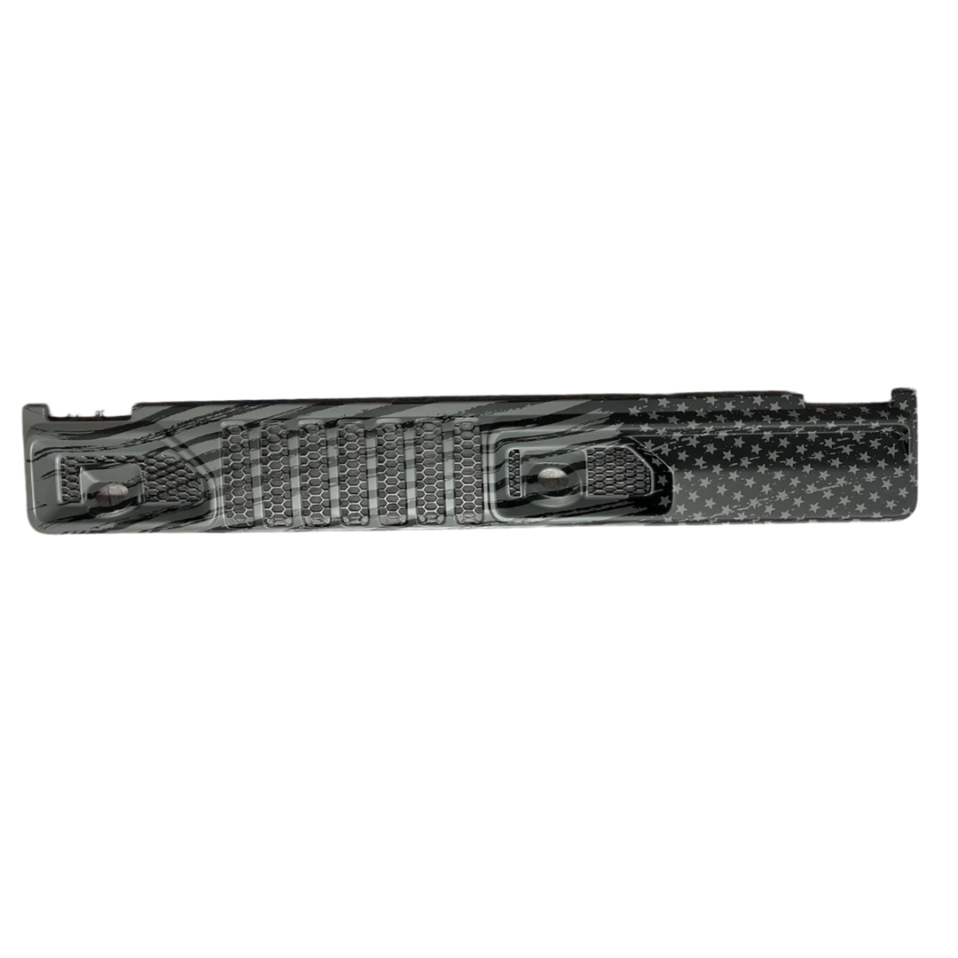 Cowl Wiper Panel OEM Sting Gray Tattered Flag Hydrographic Pattern