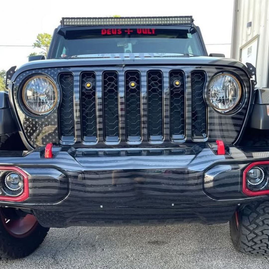 Tattered Flag Classic Grille Hydrographic Pattern