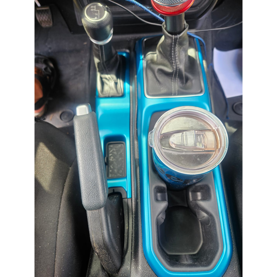 Wrangler JL Bikini Pearl painted parking break and gear shift console cover 