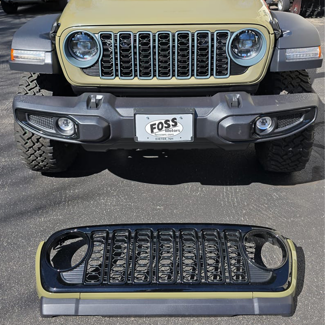 Aftermarket Grille 41 Painted Anvil Trim