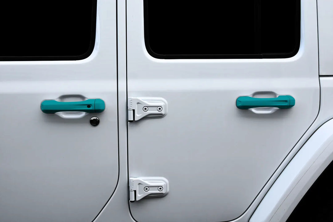 4-Door JL Keyless Entry Paint Matched Door Handles (5 Handles, Buttons)