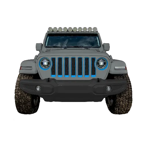 Classic Grille Trim Factory Color Painted (Fits JL/JT, 4XE, 392 Models 2018-2023)