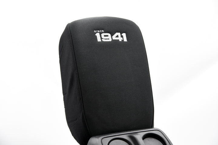 Embroidered Armrest Center Console Cover "Since 1941"